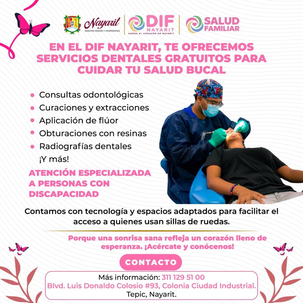 Ofrece DIF Nayarit servicios dentales de calidad