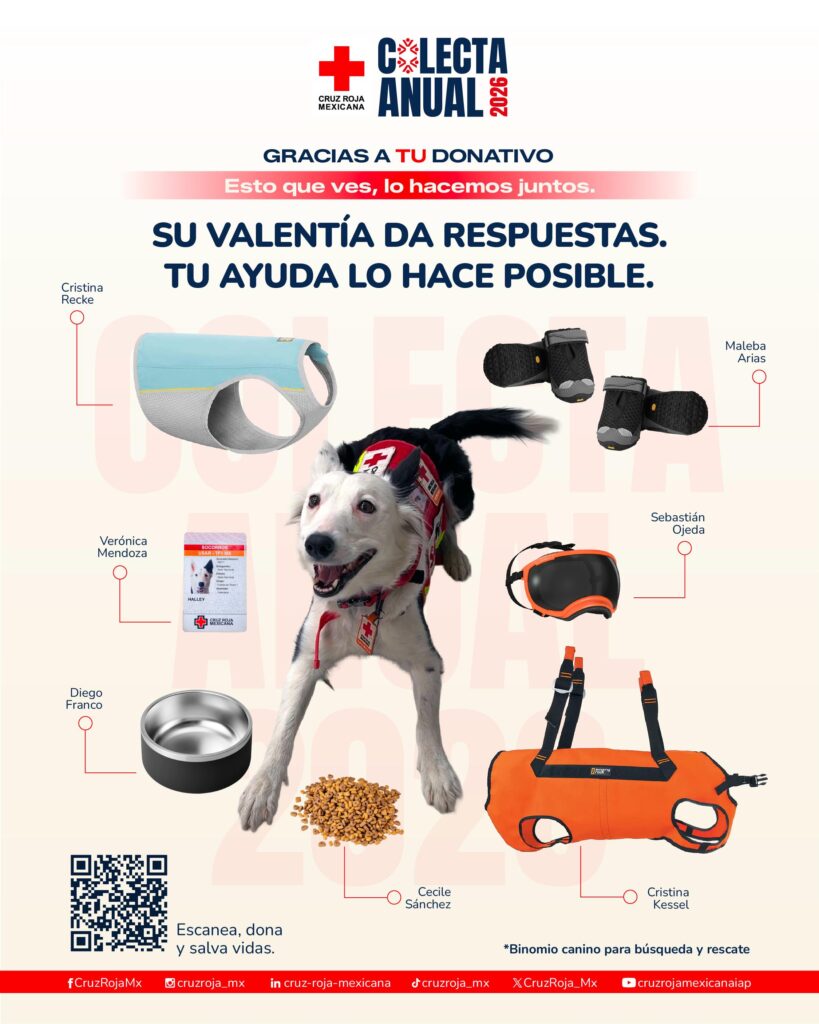 El DIF Nayarit te invita a sumarte a la Colecta Anual de la Cruz Roja Mexicana, a partir de este 25 de marzo.