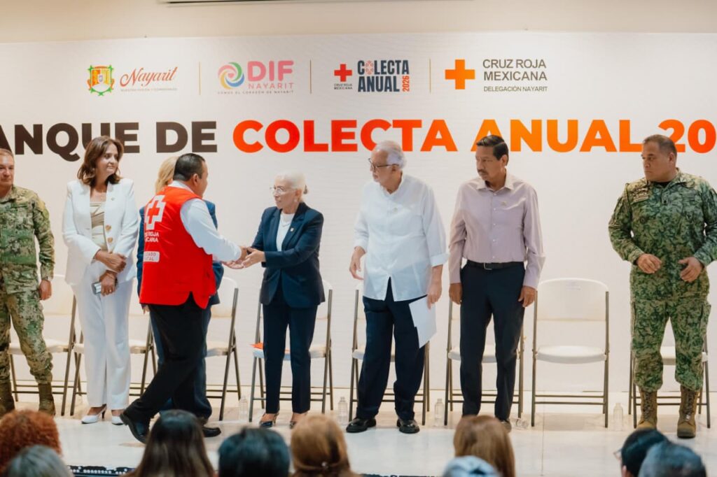 Miguel Ángel Navarro y Beatriz Estrada encabezan arranque de la Colecta Anual 2026 de la Cruz Roja Mexicana