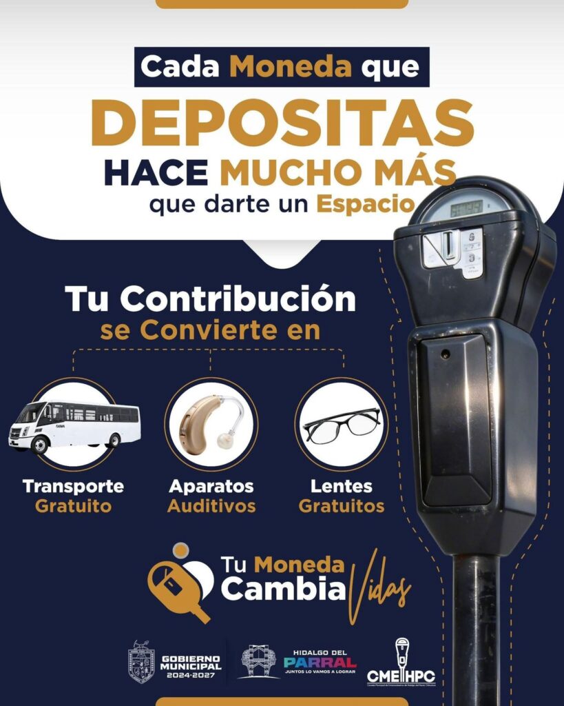 El Gobierno de Parral invita a cambiar vidas con una moneda