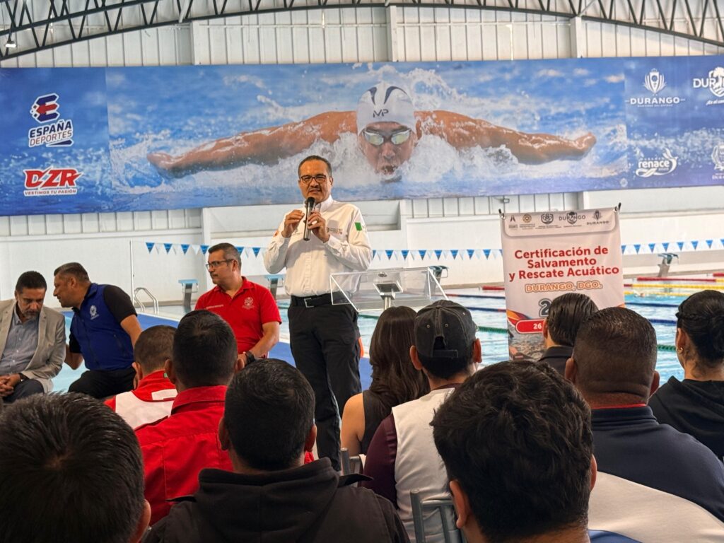 Durango avanza en capacitación para salvaguardar vidas en espacios acuáticos