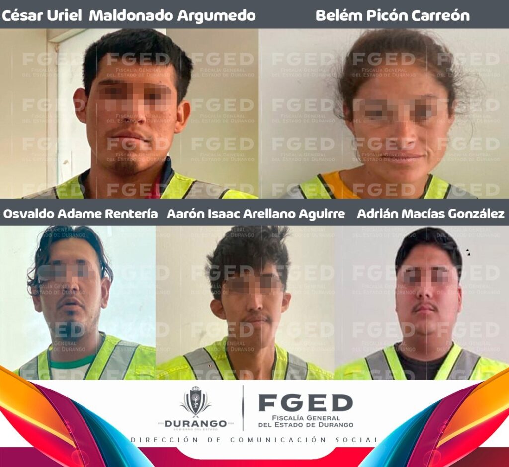 Fiscalía de Durango logró que el juez sentenciara a cinco puchadores