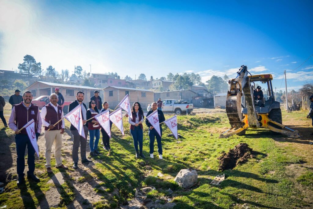 Inician drenaje sanitario en colonia Morelos