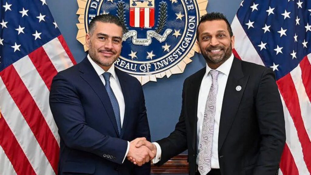 Harfuch se reúne en Washington con Kash Patel, director del FBI
