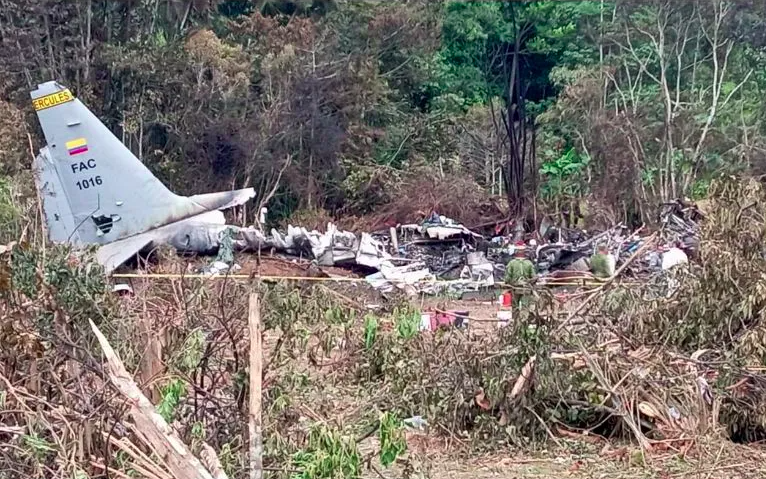 Colombia decretan 3 días de duelo tras avionazo con 69 muertos