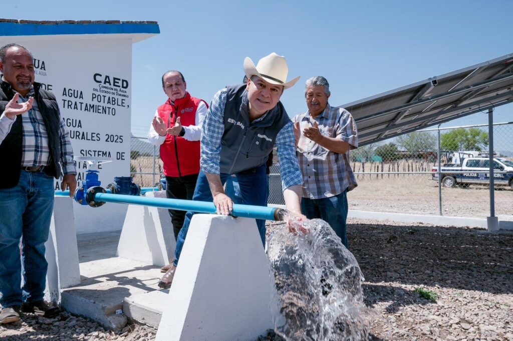Nuevo pozo lleva agua a familias de Los Nopales, Guanaceví