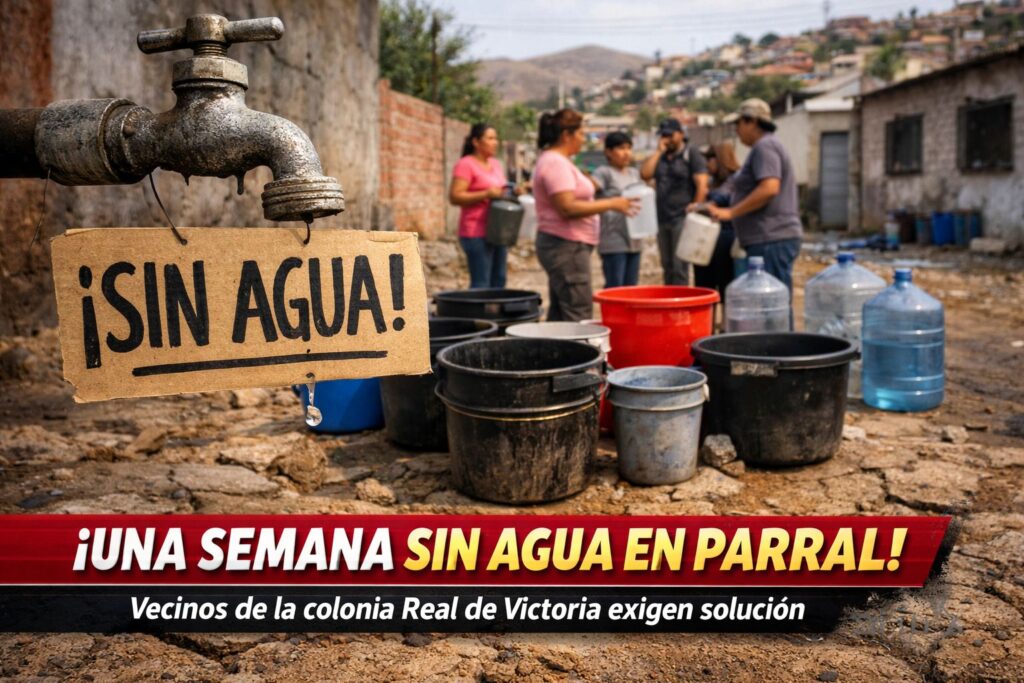 Vecinos de Real de Victoria exigen solución ante falta de agua