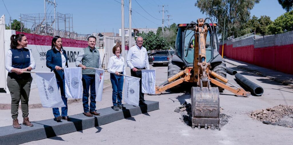 Arrancan obras de drenaje en Gómez Palacio para evitar riesgos de salud en familias