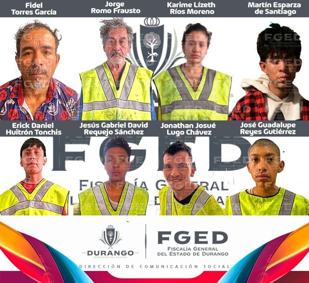 FGED detiene a ocho con sustancias y el juez les dicta sentencia