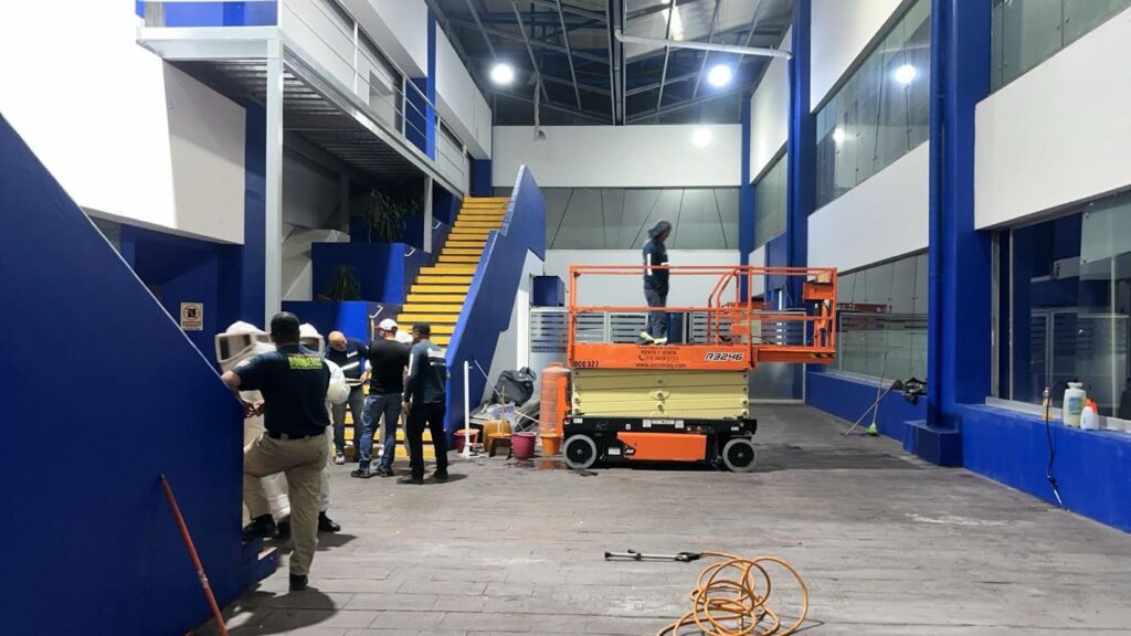 Reanudan labores por enjambre de abejas en instalaciones forenses de Tlaquepaque