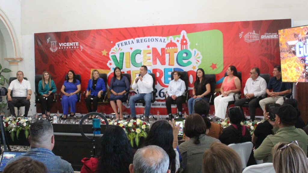 Presentan el Programa Oficial de la Feria Regional Vicente Guerrero 2026