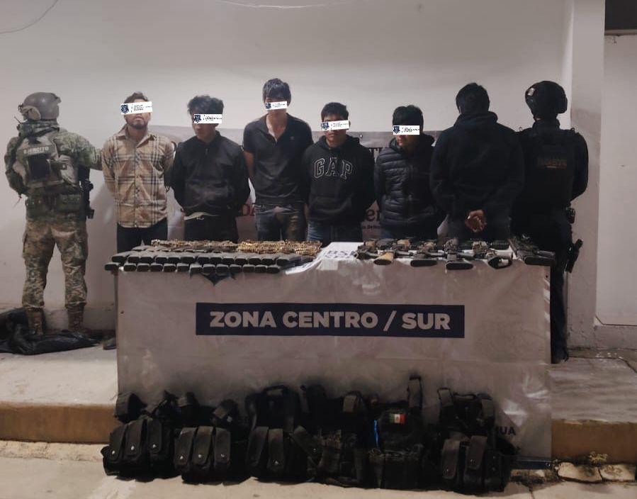 Cae “El Larry” con arsenal tras operativo en Guachochi