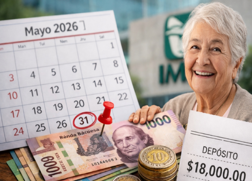 Jubilados recibirán doble pago en mayo de 2026