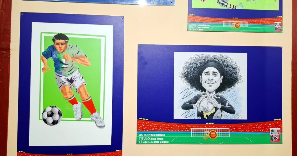 ‘Mexicanos al grito de ¡gol!’ la nueva exposición del Museo de la Caricatura