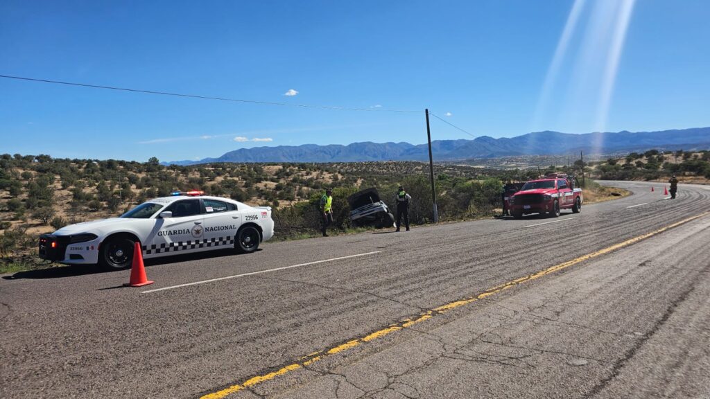 Manejaba alcoholizado en la carretera a Santiago Papasquiaro y se accidenta