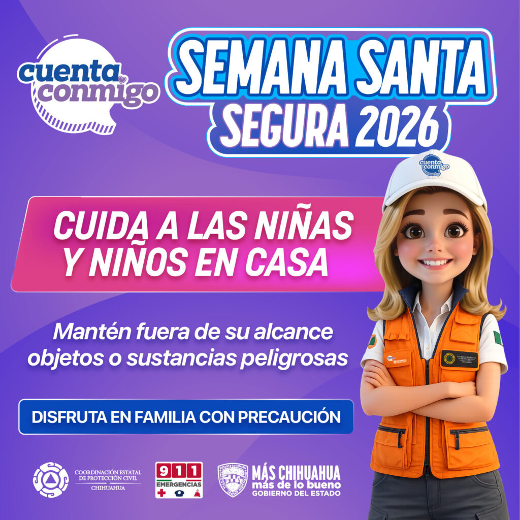 Reitera Protección Civil recomendaciones para evitar accidentes en el hogar durante temporada vacacional
