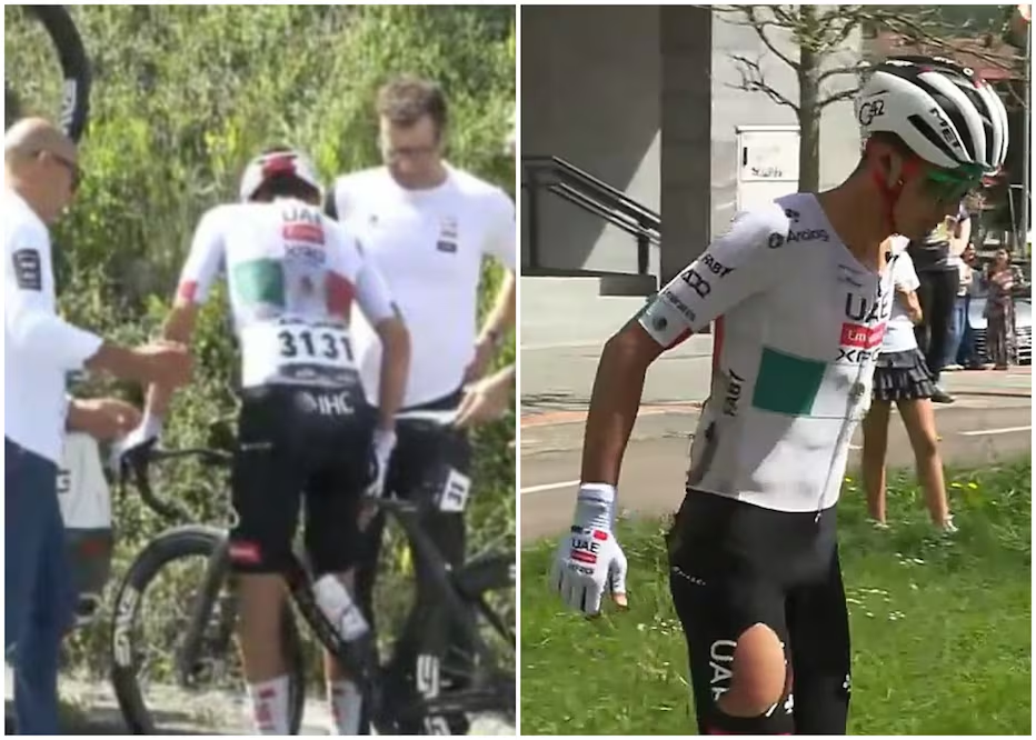 Lesión frena a Isaac del Toro en la Vuelta al País Vasco