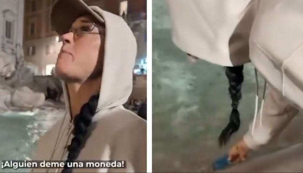 Katy Perry lanza su tarjeta de crédito a la Fontana di Trevi