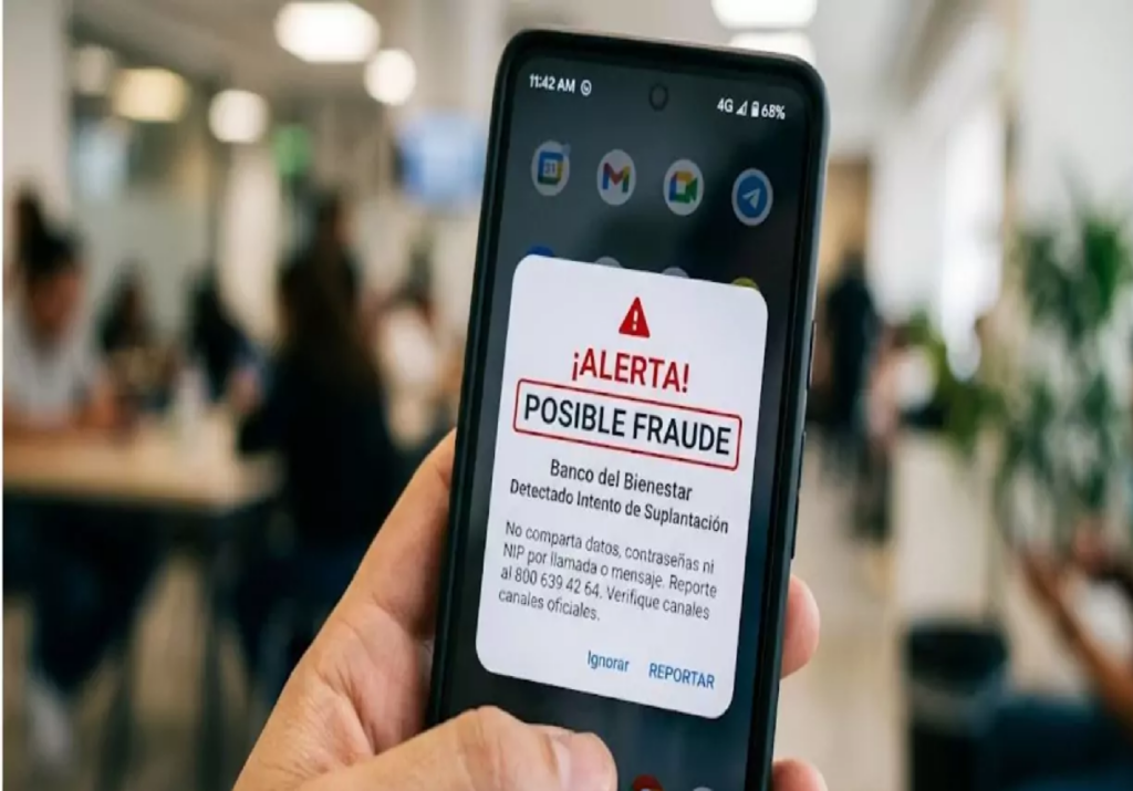 Mensajes falsos buscan datos de usuarios del Bienestar
