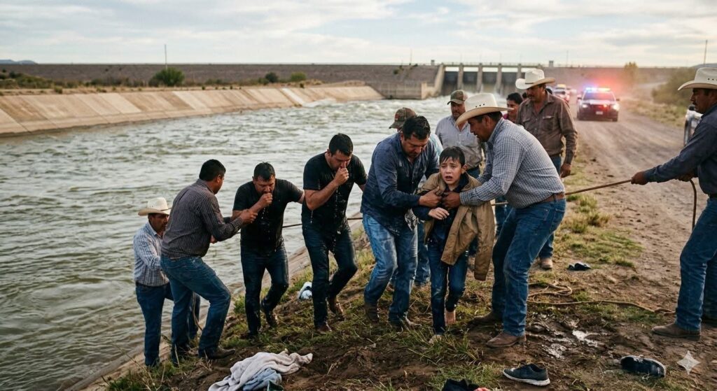 Niño cae a la Presa Las Virgenes