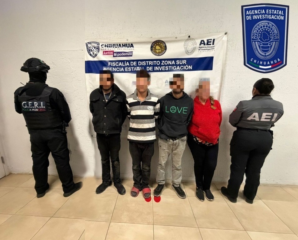 Vinculan a cuatro por narcomenudeo tras cateo en Parral