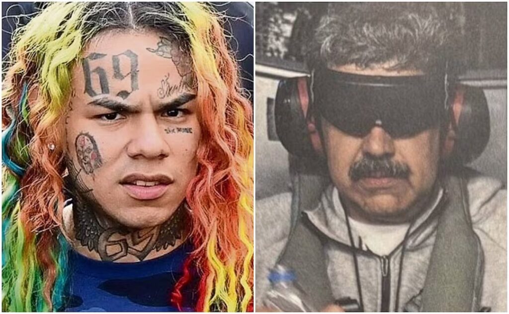 El rapero Tekashi 6ix9ine sale de prisión y presume autógrafo de Nicolás Maduro
