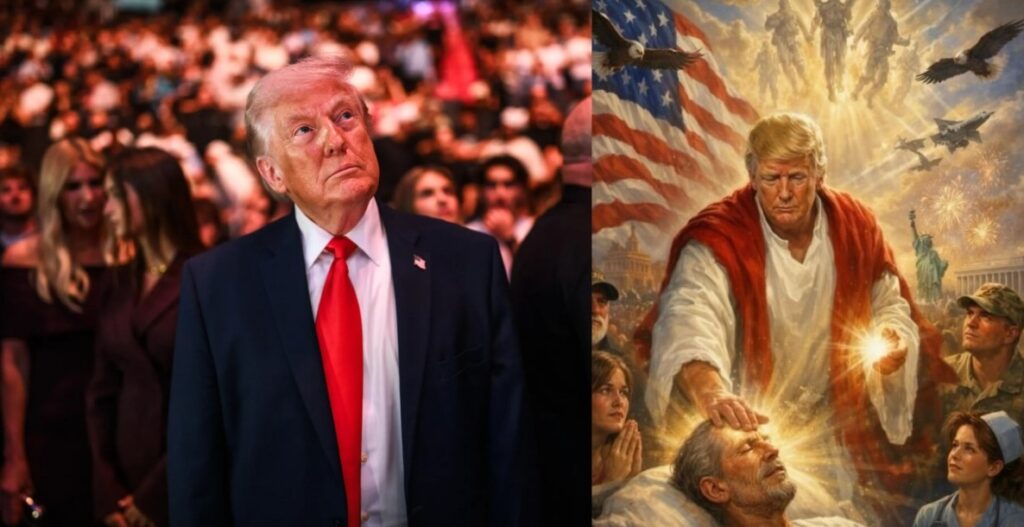 Donald Trump desata polémica tras compartir imagen que lo asemeja a Jesús