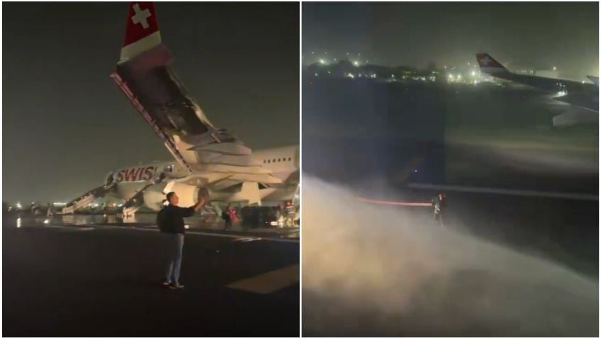 Avión se incendia durante despegue en Nueva Delhi; evacúan a más de 230 personas