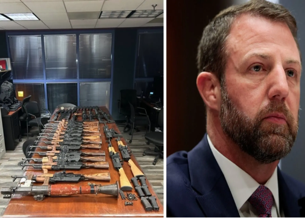 Detienen envío ilegal de armas hacia México