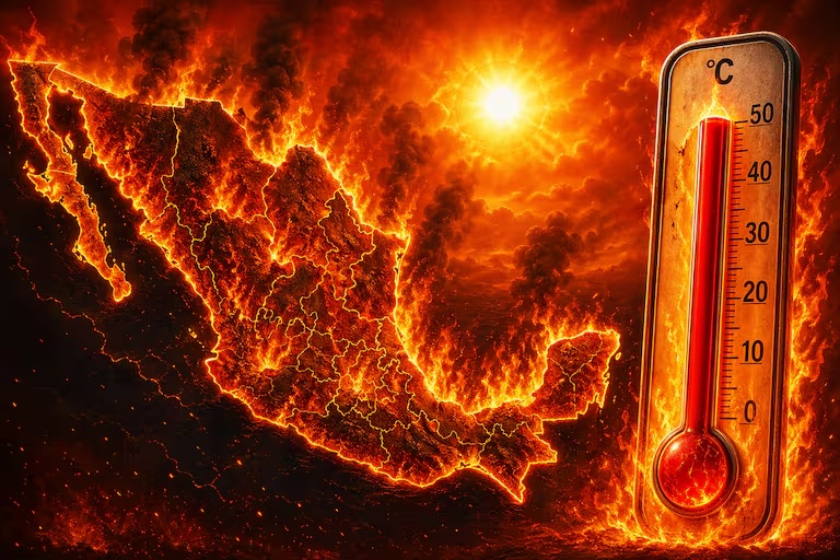 Canícula en México: calor extremo superará los 45°C en algunas regiones