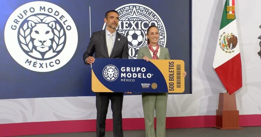 Grupo Modelo regalará 500 boletos para el Mundial 2026