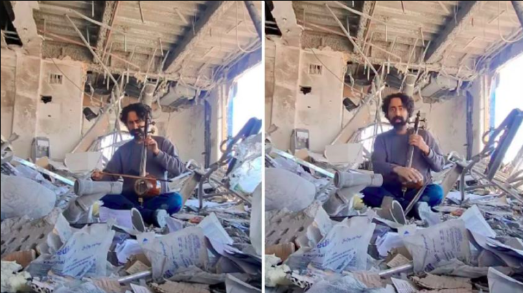 VIDEO: Músico Iraní Toca en los Escombros de su Escuela Destruida