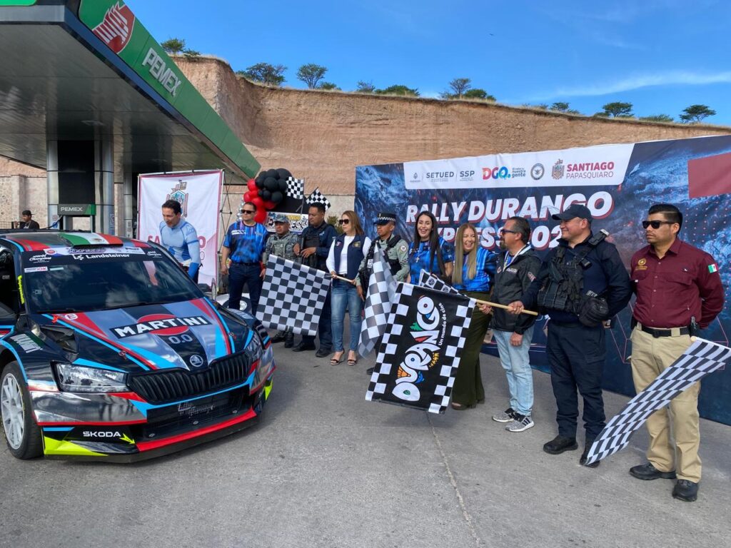 Arranca el Rally Express Durango 2026 en Santiago con operativo de seguridad