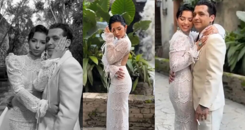 Christian Nodal confirma que su boda religiosa con Ángela Aguilar queda pospuesta