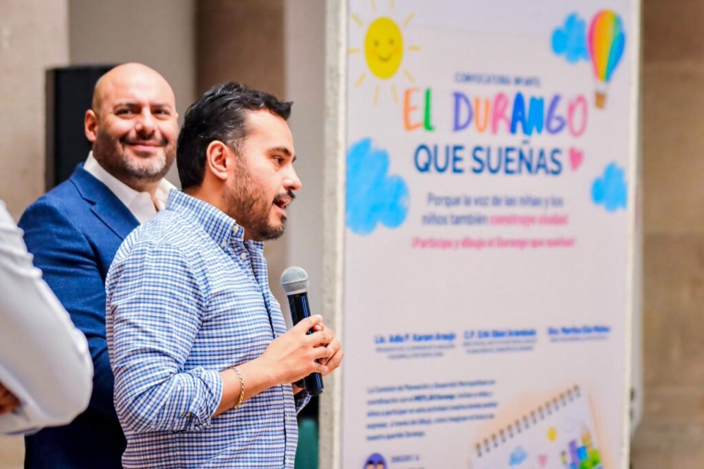 Impulsa Toño Ochoa la imaginación de la niñez para crear el Durango del futuro