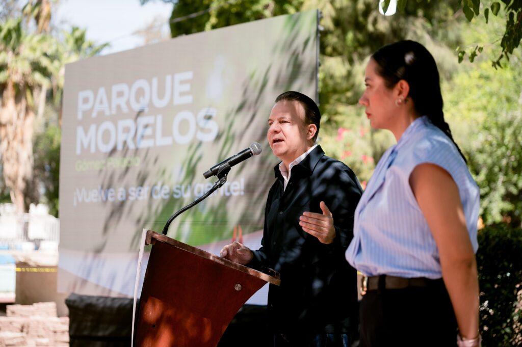 Esteban rescata Parque Morelos en Gómez; invierte 50 mdp para espacios seguros y familiares