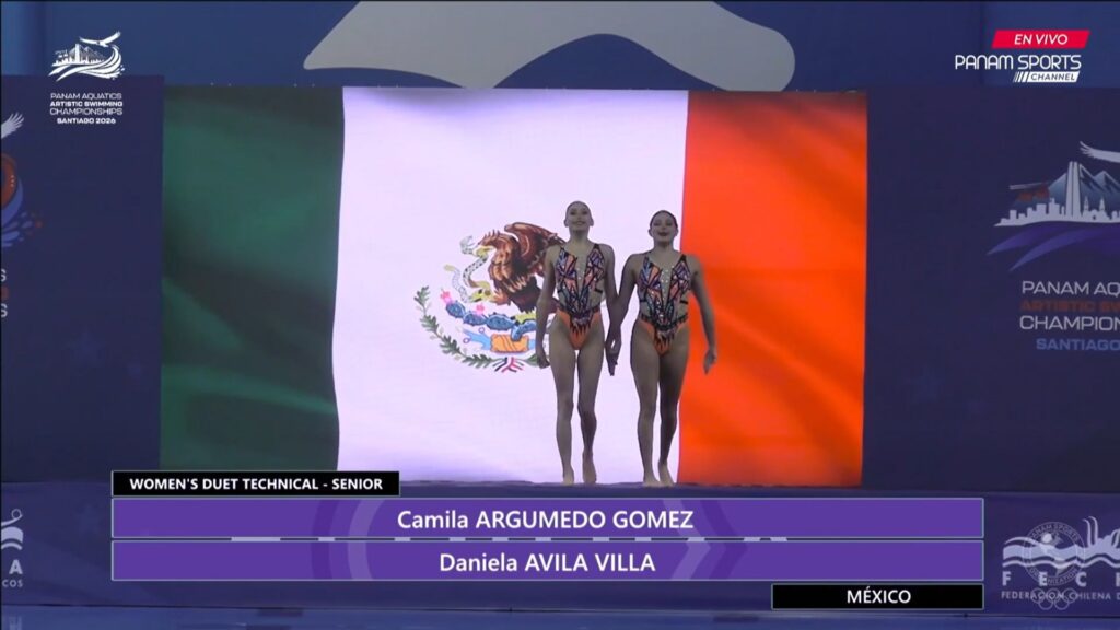 México arrasa en el Panamericano de Natación Artística Santiago 2026