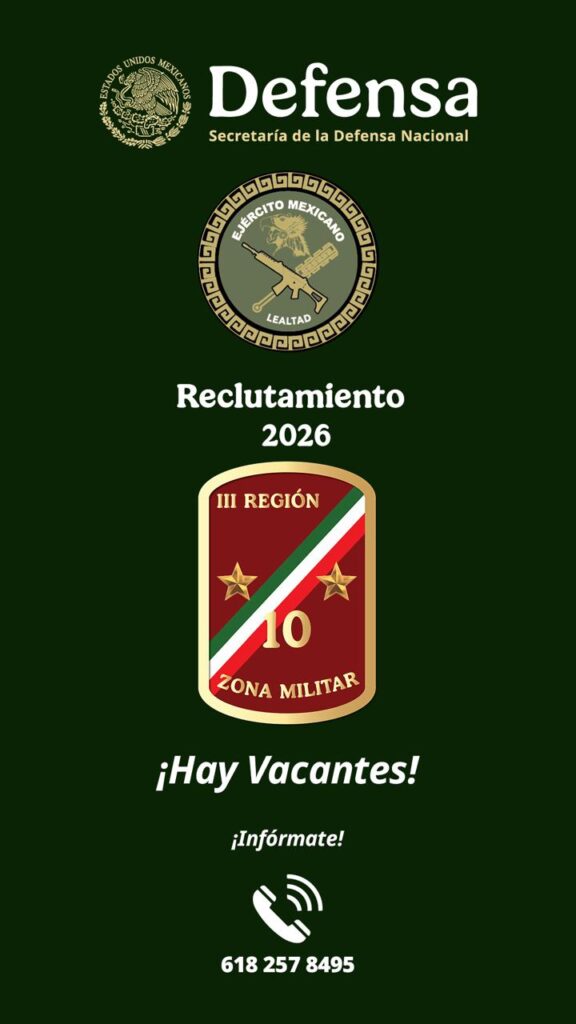 “Construye tu futuro en el Ejército Mexicano”