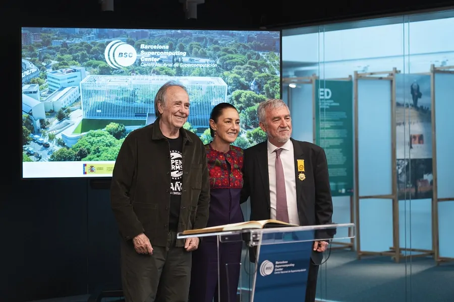 Sheinbaum visita centro de supercómputo en Barcelona y refuerza agenda científica internacional