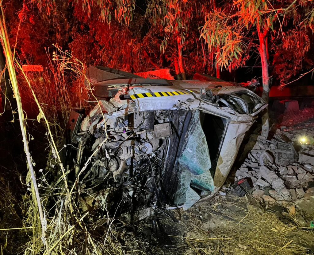 Dieron varias volteretas en la carretera y quedaron heridos dentro de la Normal Aguilera
