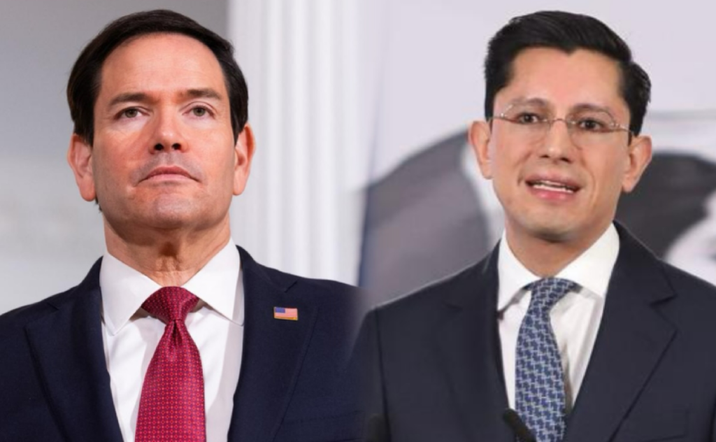 Diplomacia activa: Velasco sostiene diálogo con Marco Rubio