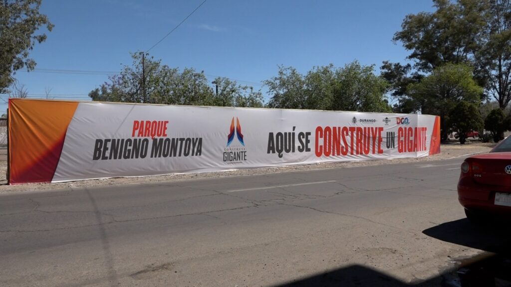 Inicia construcción de Parque Benigno Montoya frente a Panteón de Oriente
