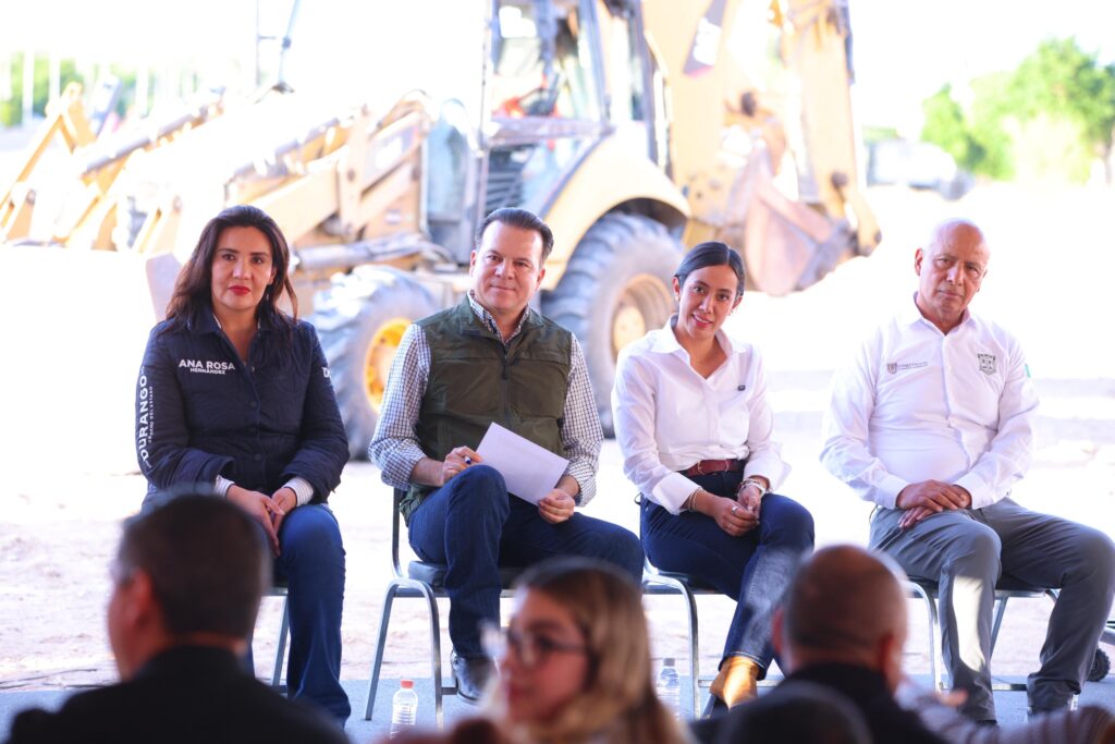 Esteban y Betzabé arrancan parque lineal y vialidad en Gómez; mejoran movilidad y convivencia