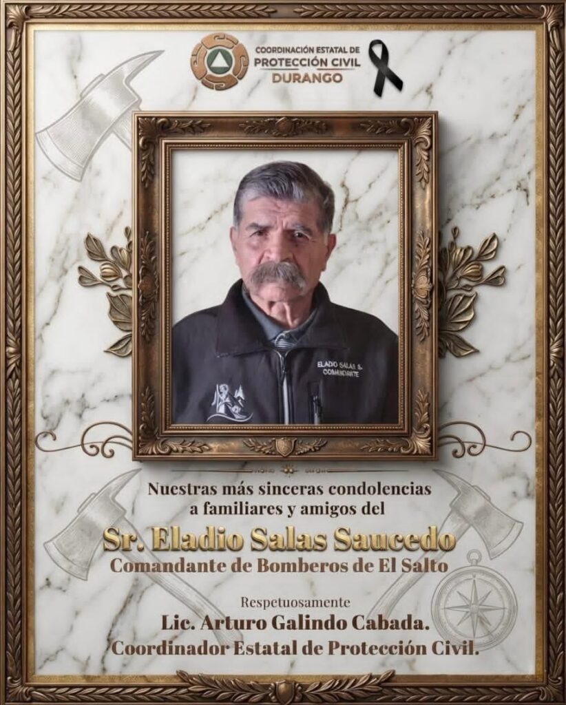 Lamentan fallecimiento de comandante bomberos