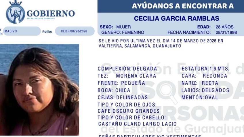 Localizan sin vida a la buscadora Cecilia García en Guanajuato