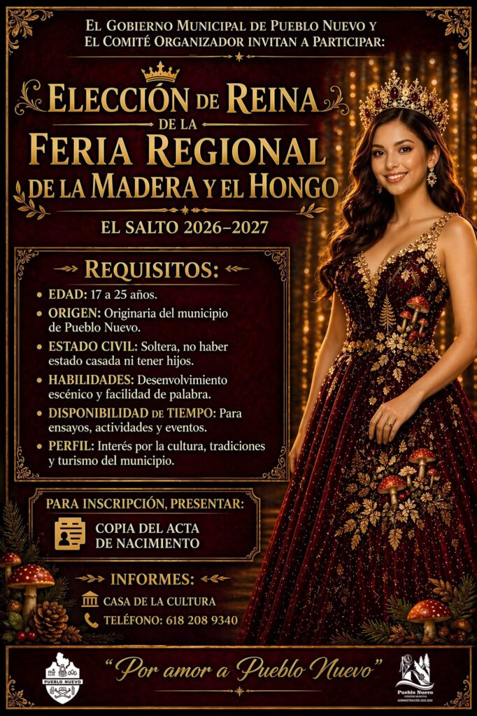 Convocan a elegir reina de feria