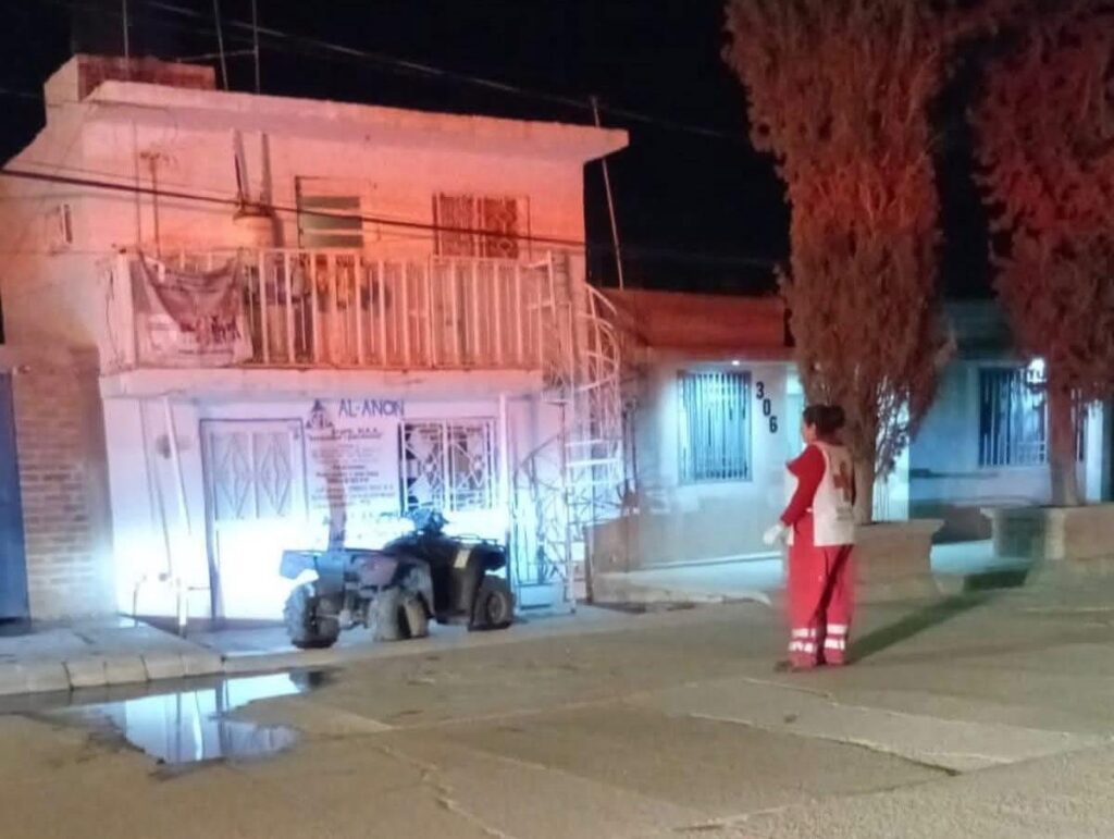Joven resulta lesionado tras chocar en cuatrimoto en Nuevo Ideal