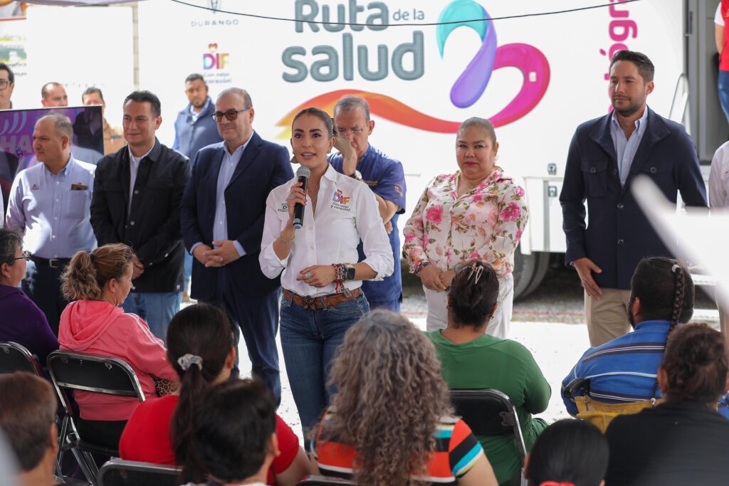 Marisol Rosso lleva Ruta de la Salud a zonas alejadas; suma casi 19 mil atenciones en Durango