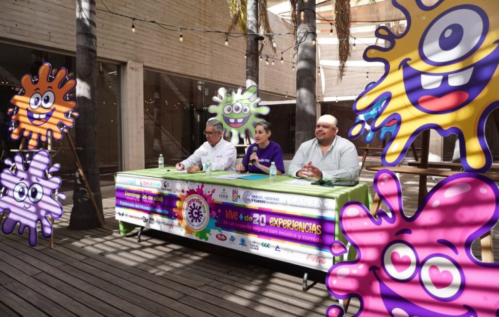Invitan a duranguenses a vivir “Colorandia”, una experiencia artística y familiar
