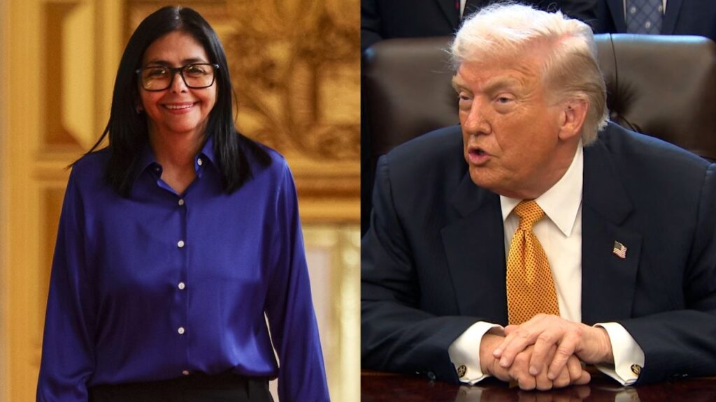 Delcy Rodríguez apuesta por relación a largo plazo con Estados Unidos